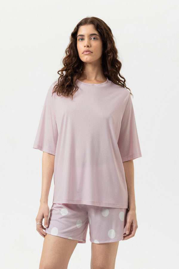 Mey Pretty Dots Short PJ Set - Pink Parfait