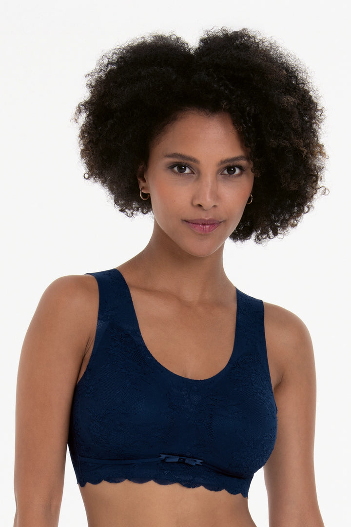 Anita Essentials Lace Bralette - Maritime Blue - CURATED LINGERIE