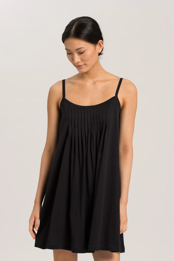 HANRO Juliet Spaghetti Dress - Black.
