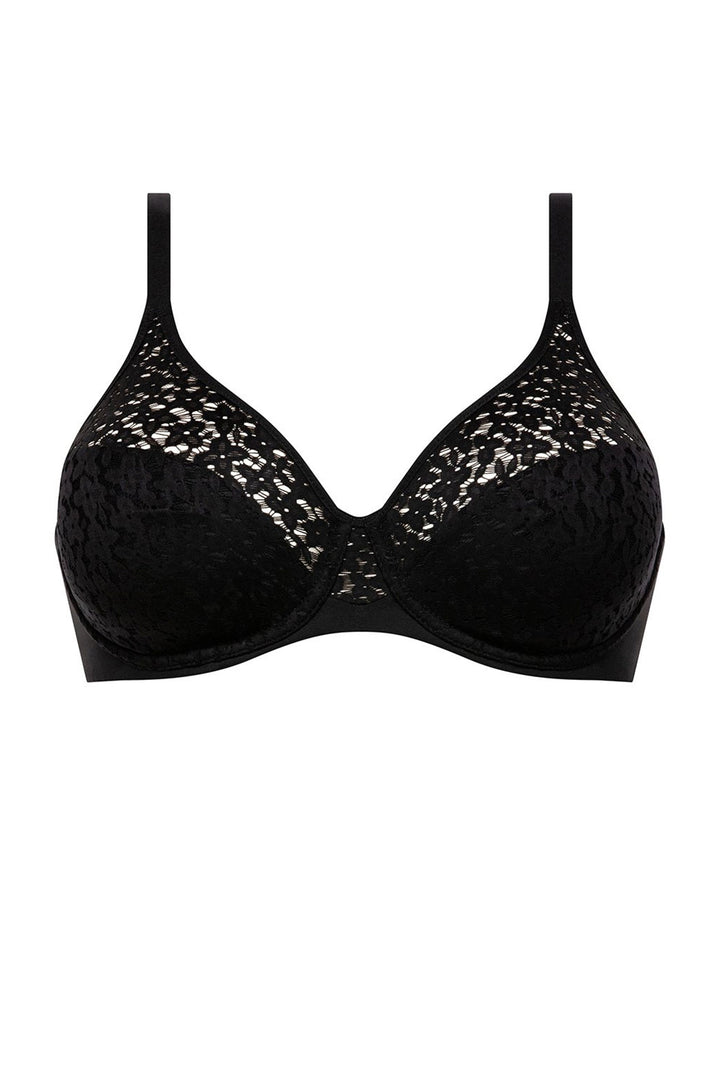 Chantelle Norah Full Cup Bra - Black - CURATED LINGERIE