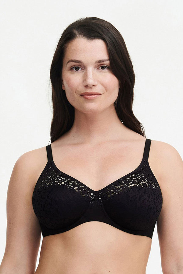 Chantelle Norah Full Cup Bra - Black - CURATED LINGERIE