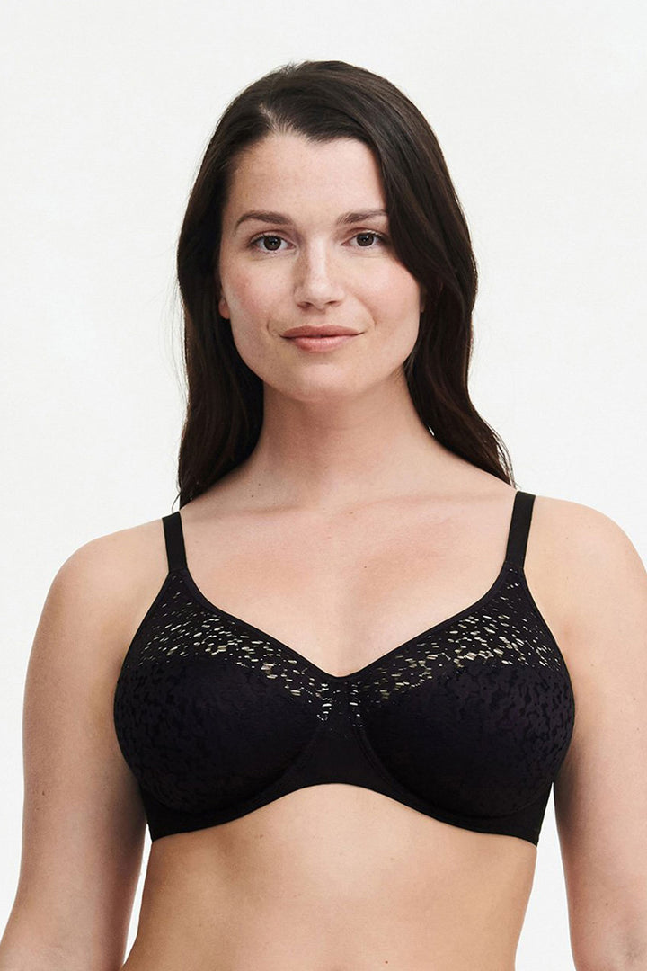 Chantelle Norah Full Cup Bra - Black - CURATED LINGERIE