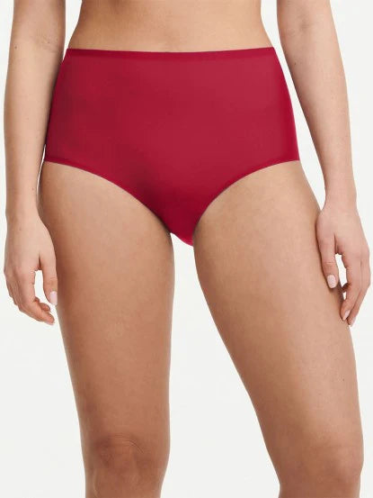 Chantelle SoftStretch Full Brief - Passion Red - CURATED LINGERIE