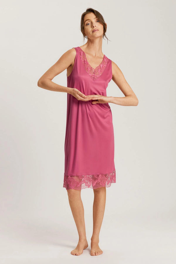 HANRO Eva NW Nightdress - Rose Wine - CURATED LINGERIE