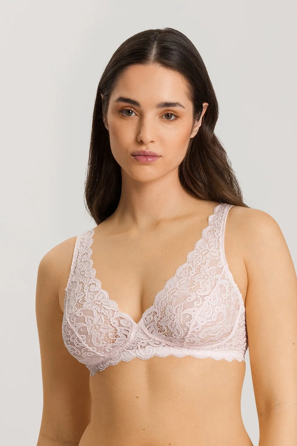 HANRO Moments Soft Cup Bra - Honeydew - CURATED LINGERIE