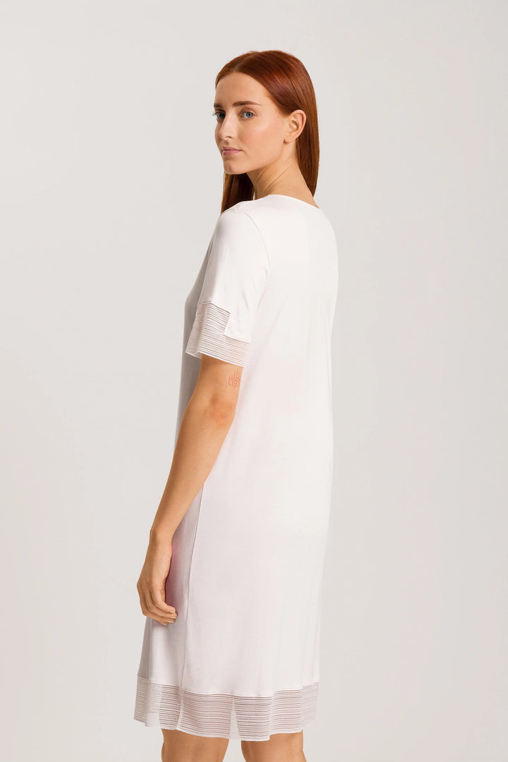 HANRO Sophie Nightdress - Rose Cream - CURATED LINGERIE