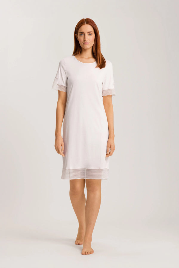 HANRO Sophie Nightdress - Rose Cream - CURATED LINGERIE