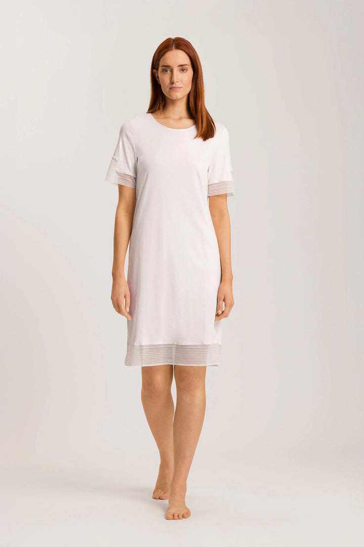 HANRO Sophie Nightdress - Rose Cream - CURATED LINGERIE