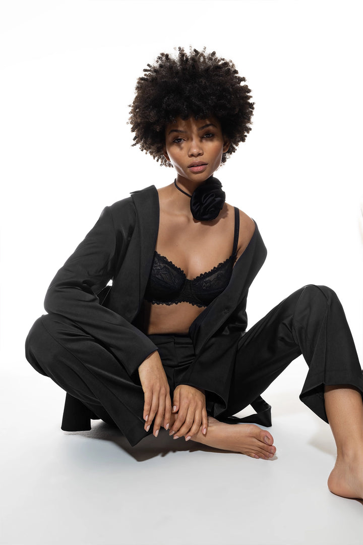 Mey Fabulous Full Cup Bra - Black - CURATED LINGERIE