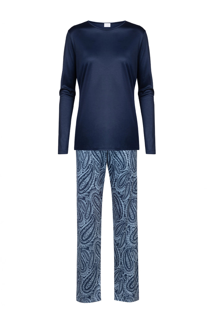 Mey Floral Paisley PJ Set - Polar Wind - CURATED LINGERIE