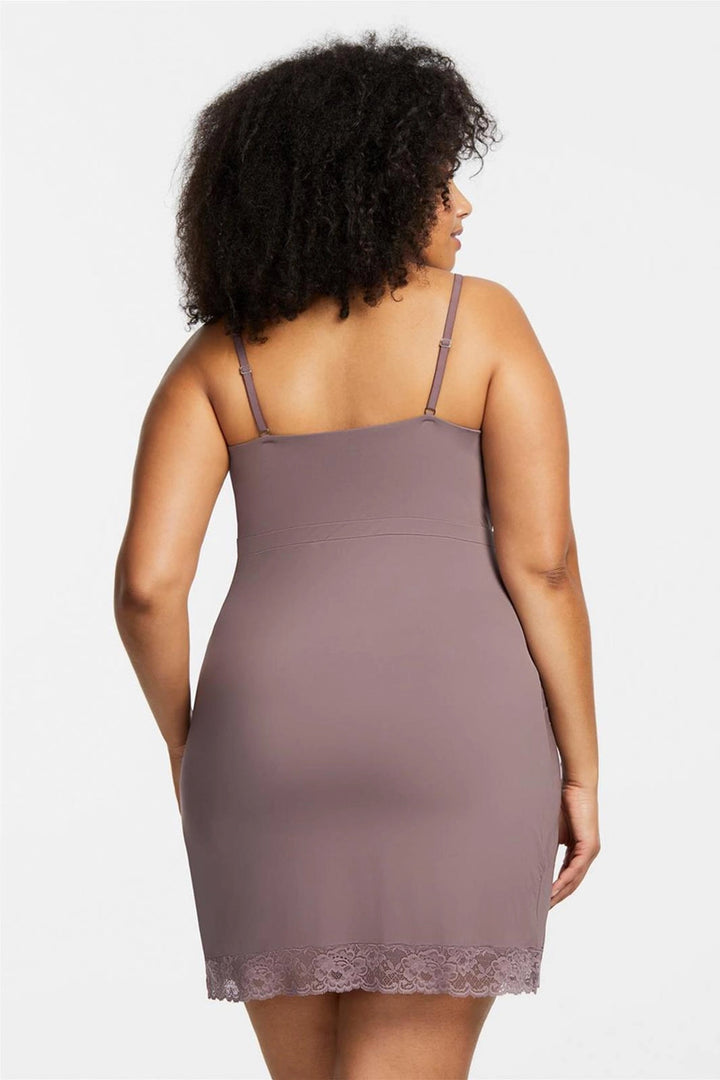 Montelle Bust Support Chemise - Almond Spice - CURATED LINGERIE