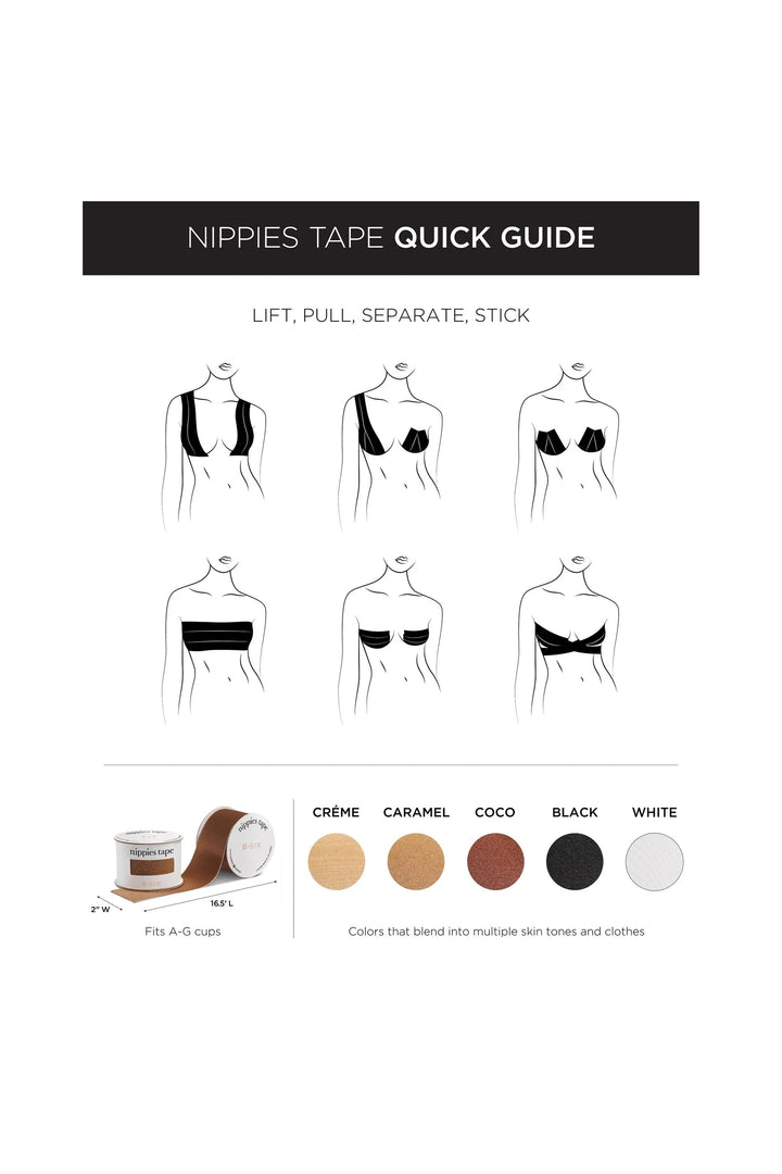 Nippies Breast Lift Tape - Caramel.