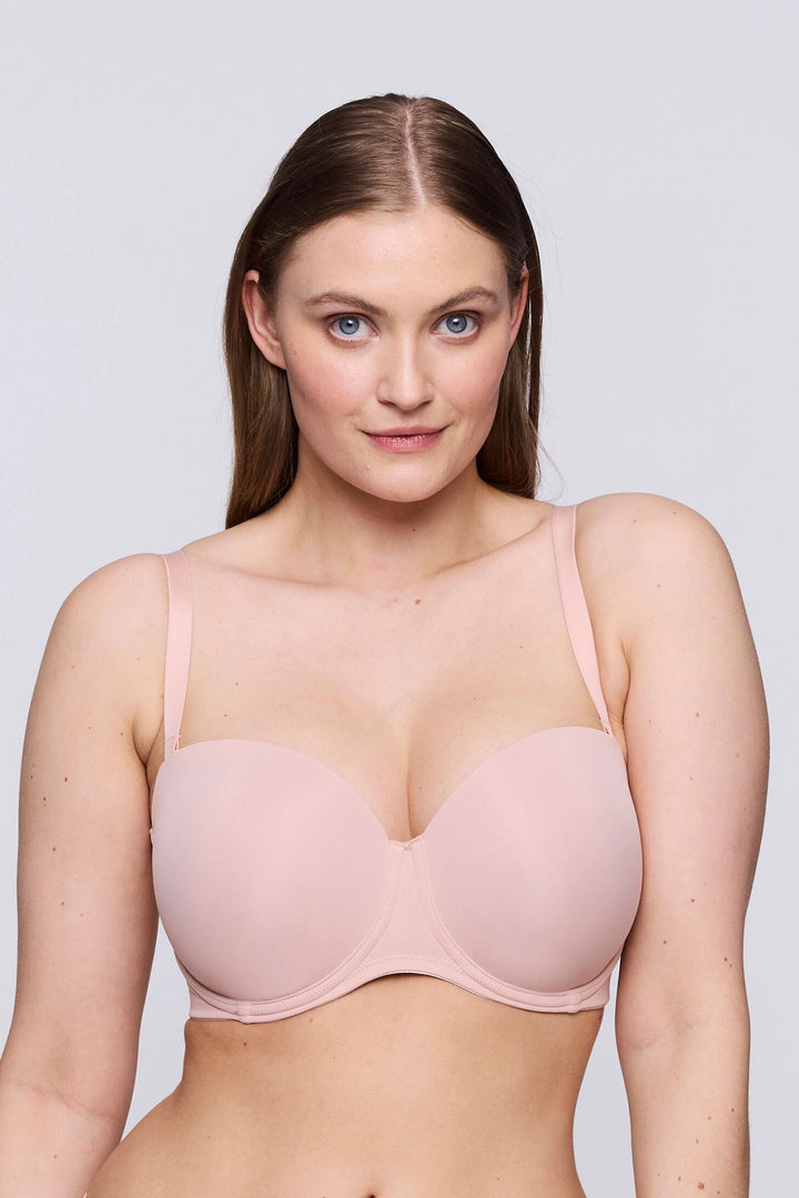 PrimaDonna Figuras Strapless Bra - Powder Rose - CURATED LINGERIE