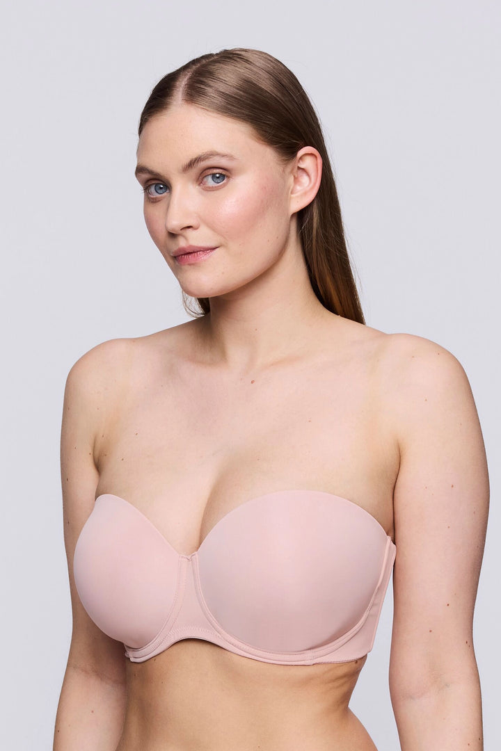 PrimaDonna Figuras Strapless Bra - Powder Rose - CURATED LINGERIE