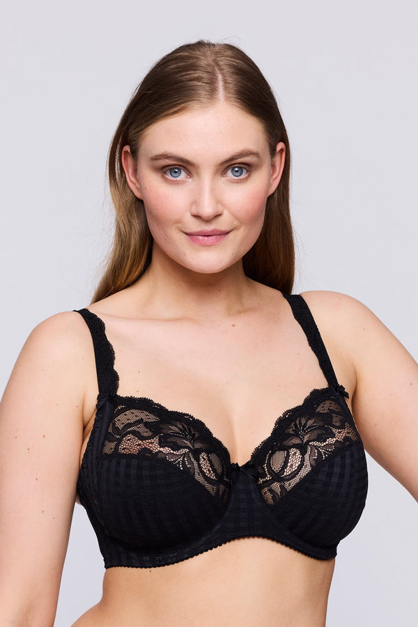 PrimaDonna Madison Full Cup Bra - Black - CURATED LINGERIE