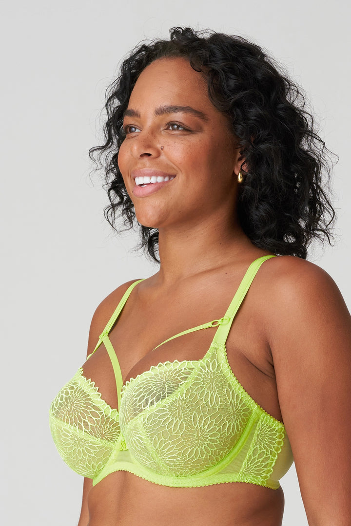 PrimaDonna Sophora Balcony Bra - Lime Crush - CURATED LINGERIE