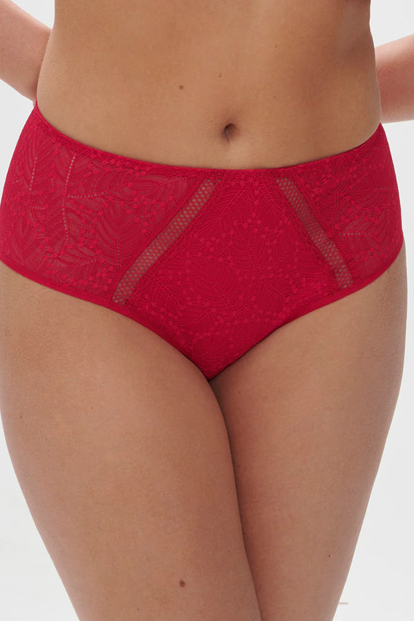 Simone Perele Comete Retro Brief - Ruby Pink - CURATED LINGERIE
